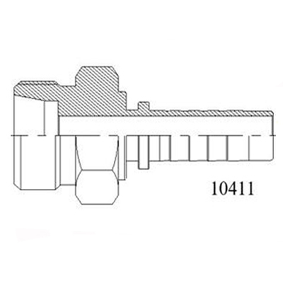 10411公製（zhì）外螺紋24°內錐輕係列
